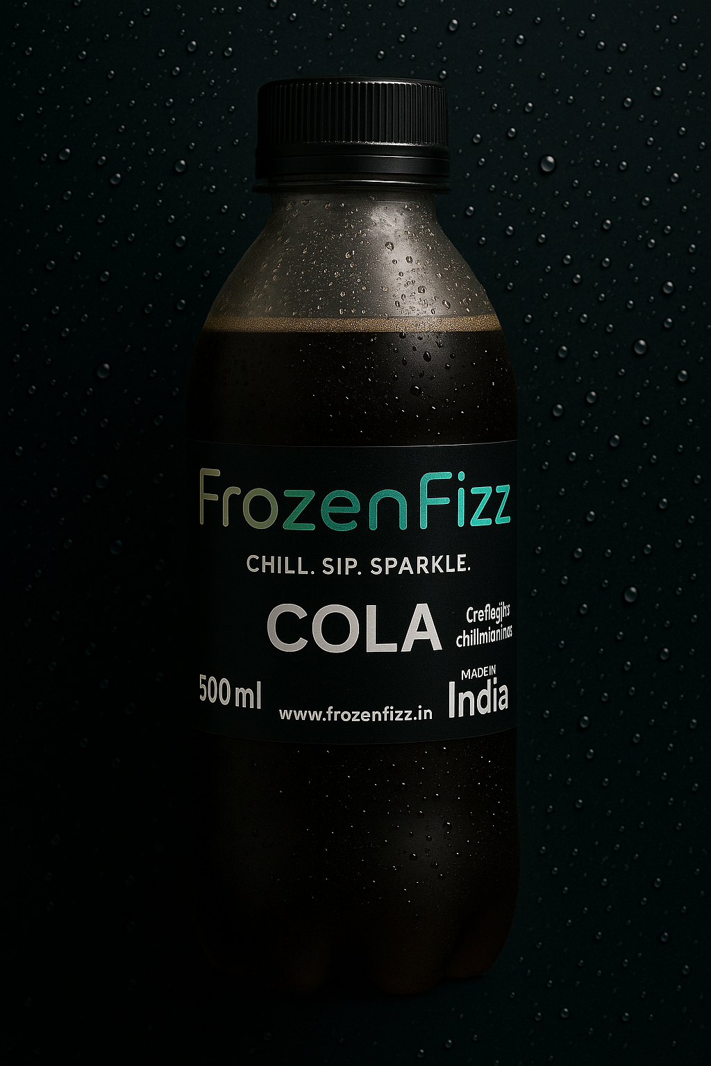 Cola flavored FrozenFizz bottle